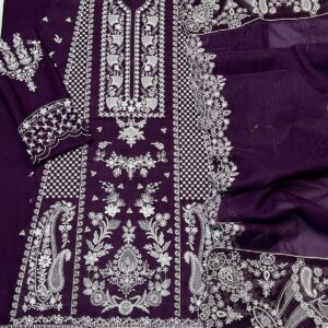 LAWN-3P heavy embroidery
