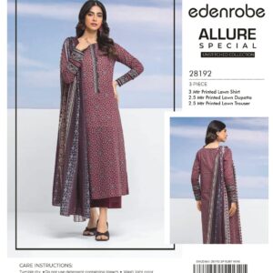 Motifz 3pc Printed Doria Lawn